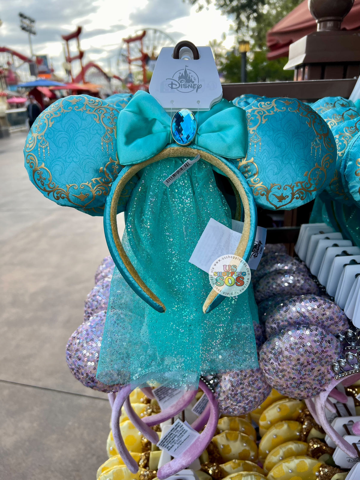 DLR/WDW - Jasmine Inspired Ear Headband with Veil — USShoppingSOS