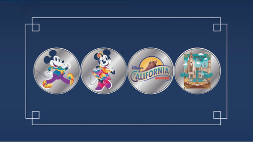 DLR - Disney’s California Adventure Color Collectible Medallions