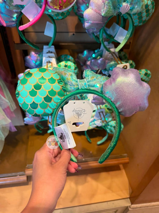 DLP - Disney Princess Ariel Inspired Asymmetric Ear Headband