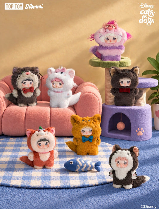 China TOPTOY - Nommi x Disney Cats ‘Dreamy Cat Tales’ Vinyl Full Body Plush Keychain Blind Box (Release Date: Sep 30, 2026)