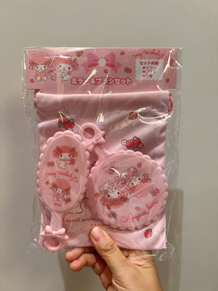 Japan Sanrio - My Melody & My Sweet Piano Hair Comb & Mirror Set