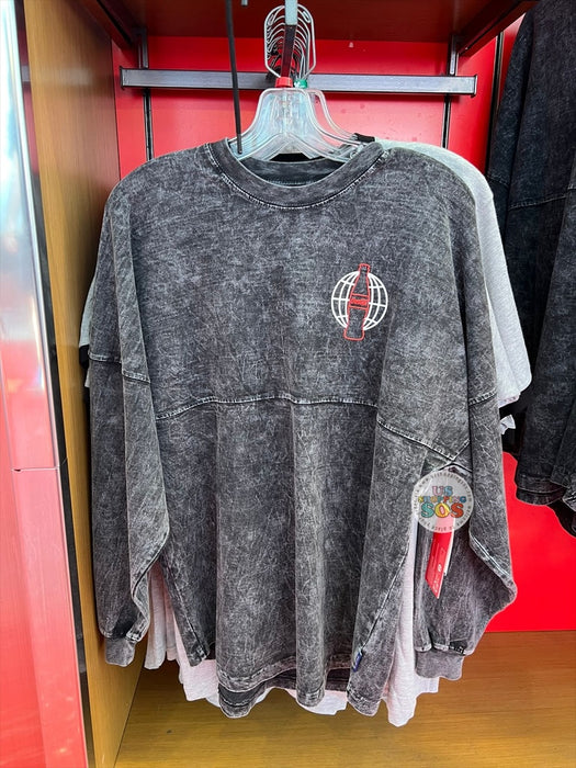 DLR/WDW - Coca Cola 2026 - Spirit Jersey Coca Cola in Different Languages Wash Black Pullover (Adult)