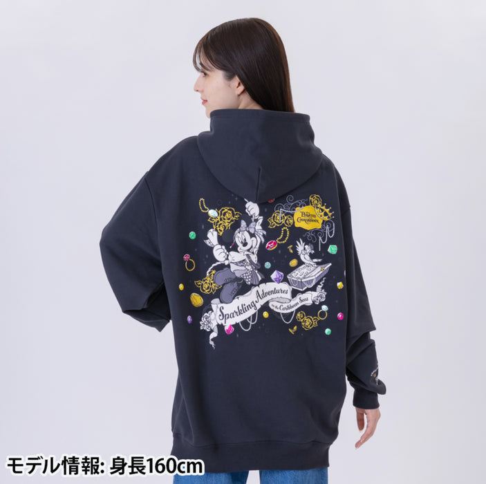 TDR - Mickey & Friends Disney Pirates of the Caribbean 2025 Collection x Minnie Mouse "Oversized" Zip Hoodie for Adults (Release Date: Oct 9, 2025)