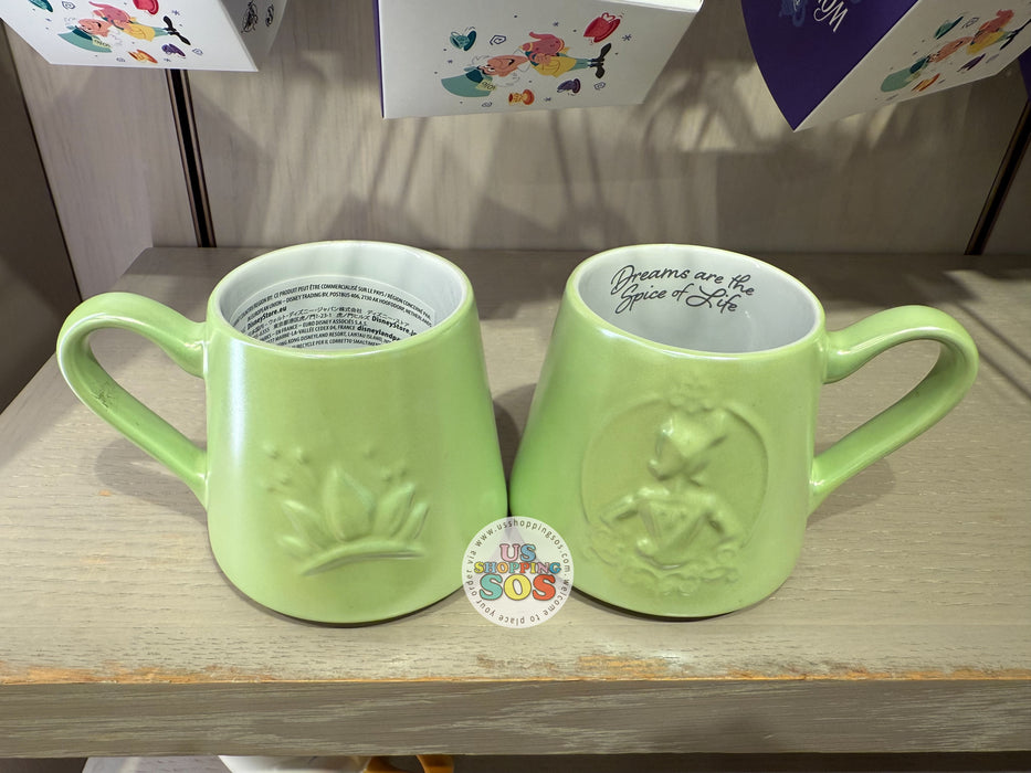 DLR/WDW - Disney Princess Tiana “Dreams are the Spice of the Life ” Apple Green Mug