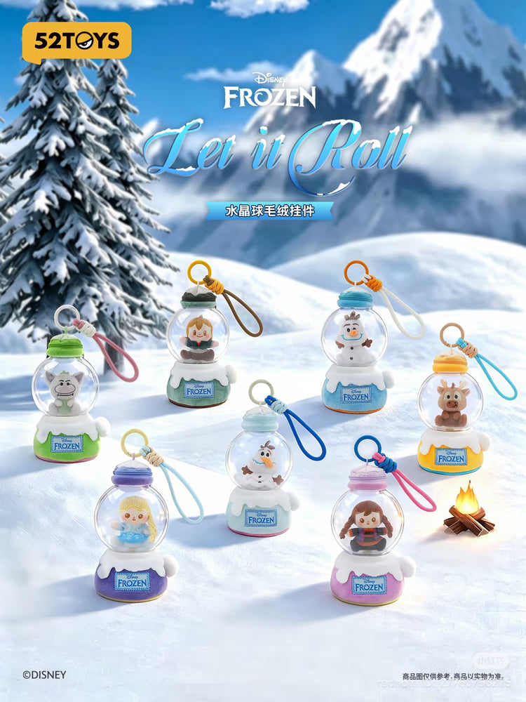 China Exclusive 52 Toys - 2026 Disney Frozen ‘Let it Roll’ Crystal Ball Push Pendant Mystery Box (Release Date: Aug 20, 2026)