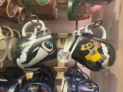 DLR/WDW - Wall-E - Wall-E & Eve in Space Black Mug