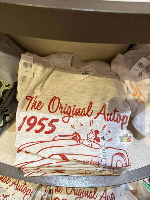 DLR/WDW - Disneyland Attraction Autopia Heather Ivory Graphic Tee (Adult)