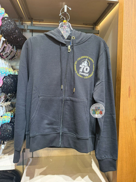 DLR - Disneyland 70th Celebration - Mickey & Friends Zip Up Hoodies (Adult)
