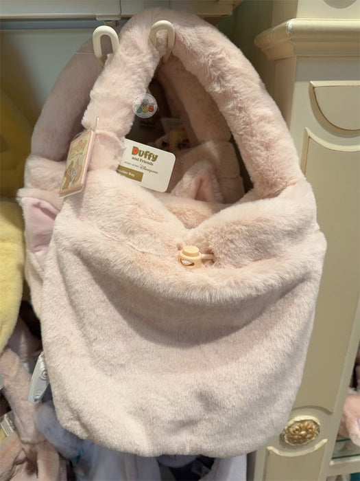HKDL - Duffy & Friends - Linabell Fluffy Big Face Tote Bag