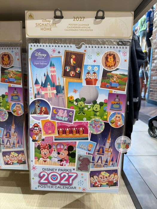 DLR/WDW - Disney Parks 2027 Poster Calendar by Jerrod Maruyama