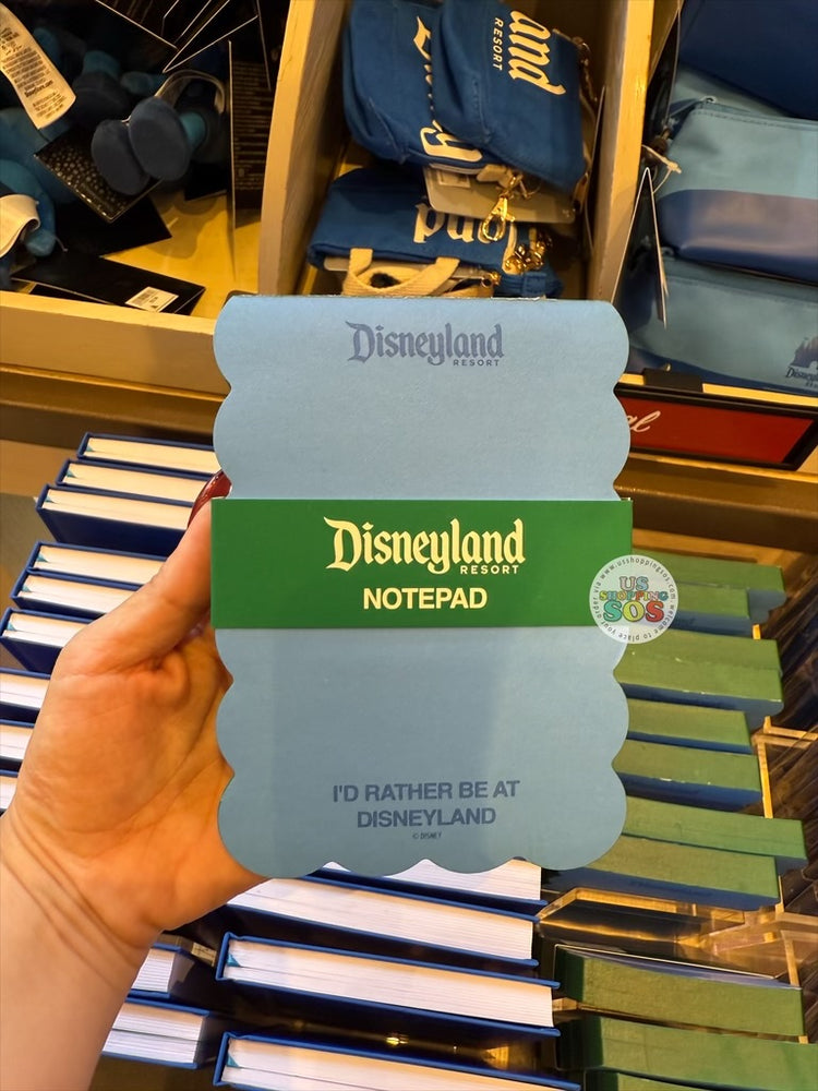 DLR/WDW - Logo Mania 2026 Last Day of Trip Blues - Cobalt Blue Park Logo Notepad