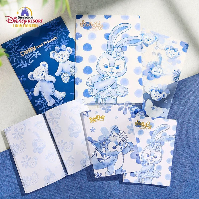 SHDL - Duffy & Friends Blue and White Collection x Duffy & Friends Clear Notebooks Set