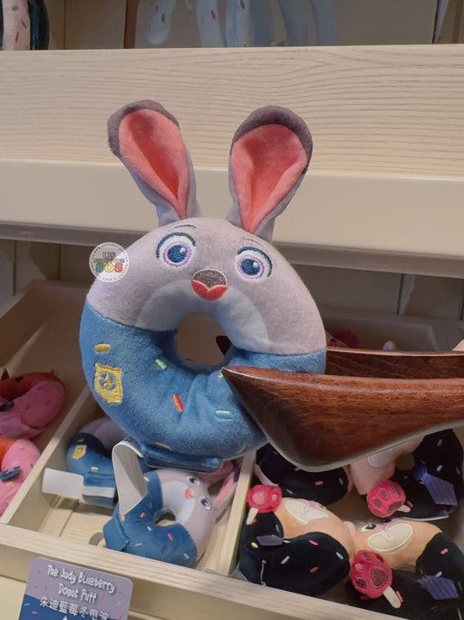 HKDL - Donut Worry BETTER ZOOGETHER Collection x The Judy Blueberry Donut Puff Create your Own Headband Plush Toy