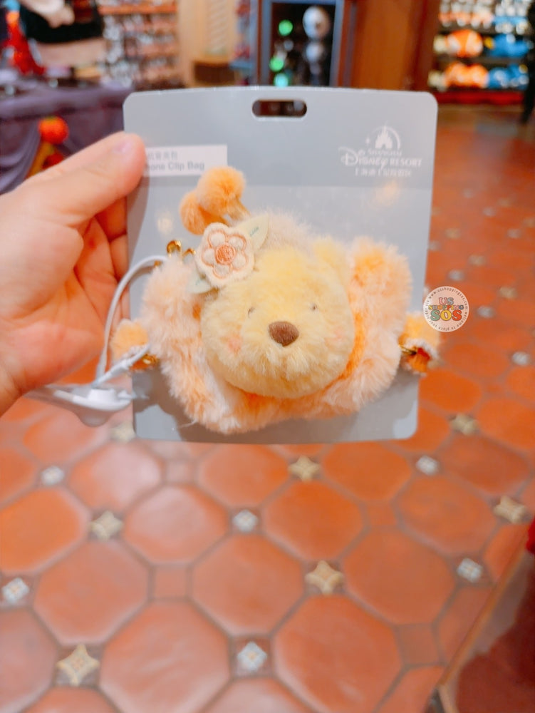 SHDL - Winnie the Pooh with Butterfly Costume Collection x Fluffy Phone Clip Bag