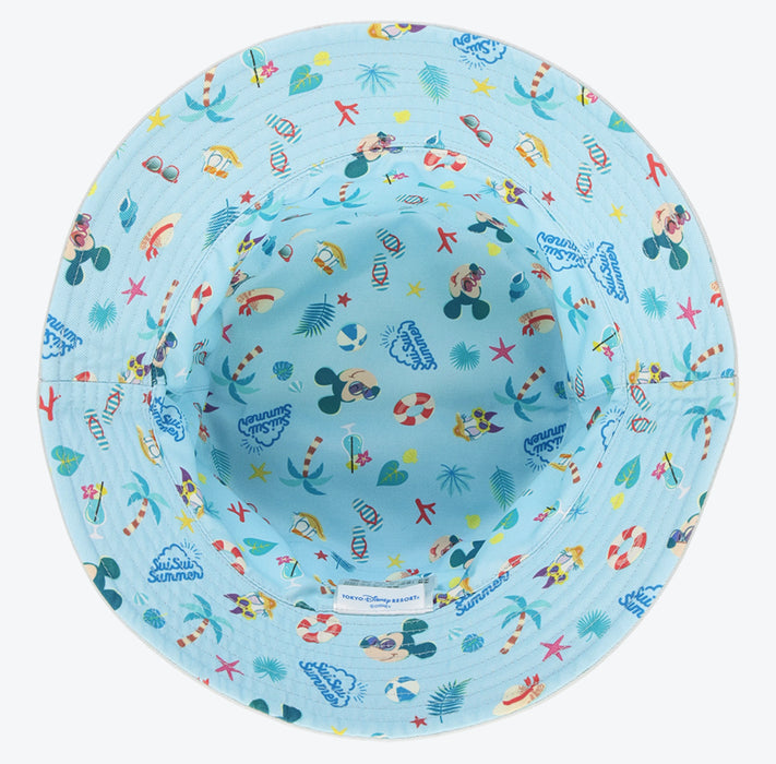 TDR - Sui Sui Summer Collection x Mickey & Friends 2 Sided Bucket Hat for Adults (Release Date: June 13, 2024)