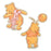 JDS - Sticker Collection x Pooh, Piglet, Tigger ‘Outside Play’ Die Cut Sticker