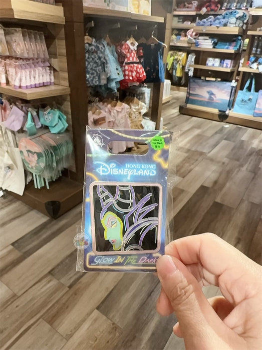 HKDL - Disney Villains ‘Glow in the Dark’ x Maleficent Pin