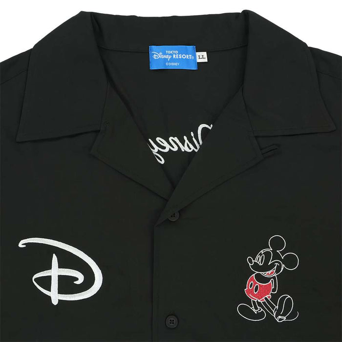 TDR - Mickey Mouse & Embroidery Disney Logo Shirt (Adults