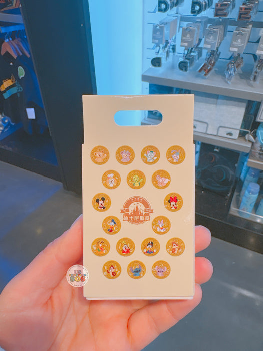 SHDL - Disney Characters Coin Shaped Mystery Pins Box