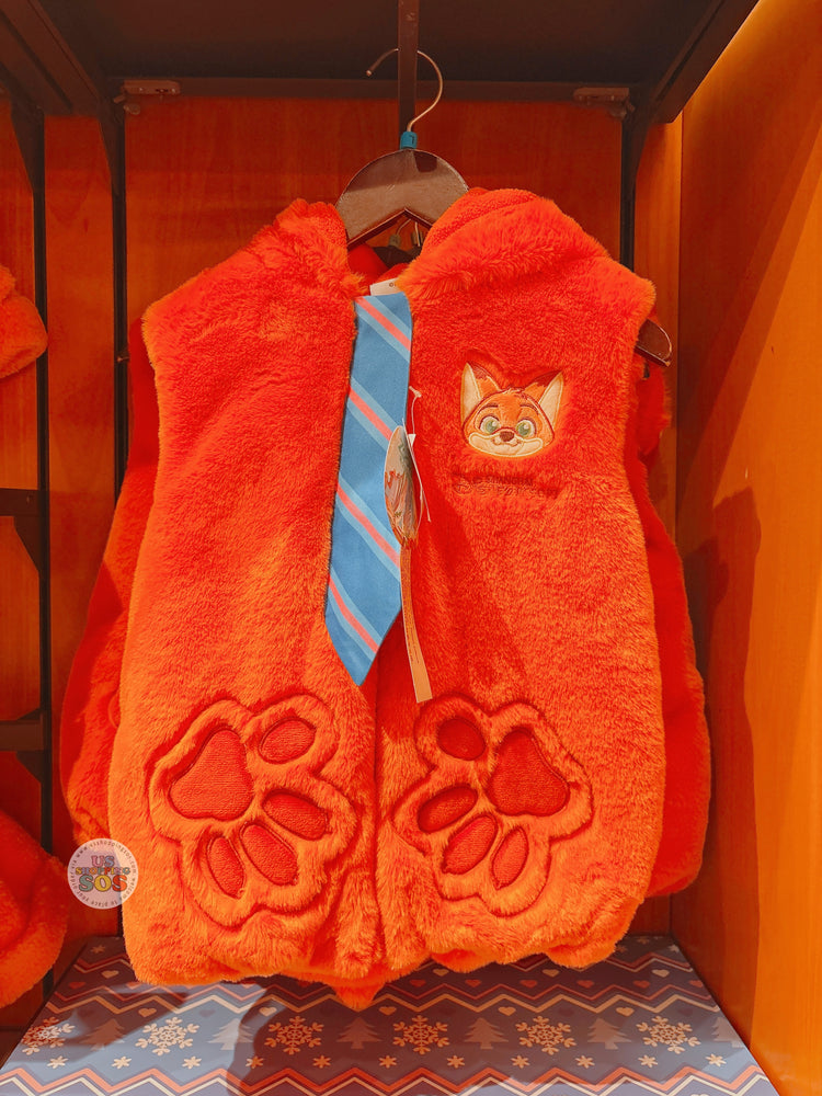 SHDL - 2025 Winter Zootopia Collection x Nick Wilde Faux Fur Vest for Kids