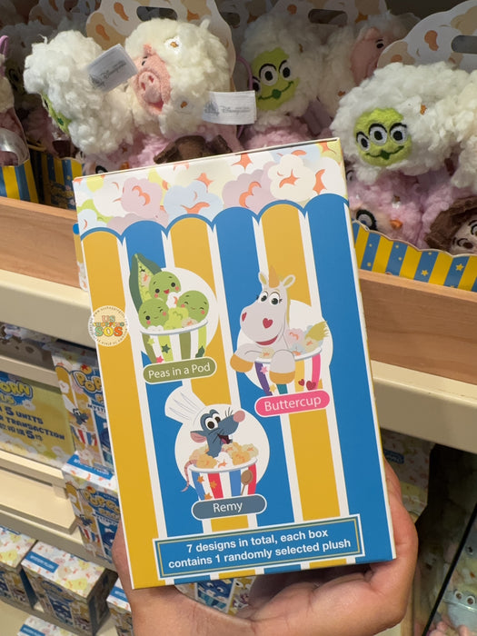 HKDL - 2026 Pixar Popcorn Pals Collection x Popcorn Plush Keychain Mystery Box