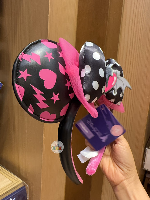 HKDL - 2026 Disney Halloween - Mickey and Friends Spooky Rock Band Collection x Minnie Mouse Ear Headband