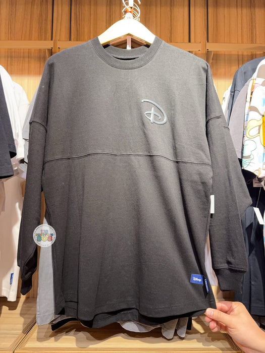 HKDL - 2026 "Hong Kong Disneyland" Wordings Spirit Jersey for Adults (Color: Black)