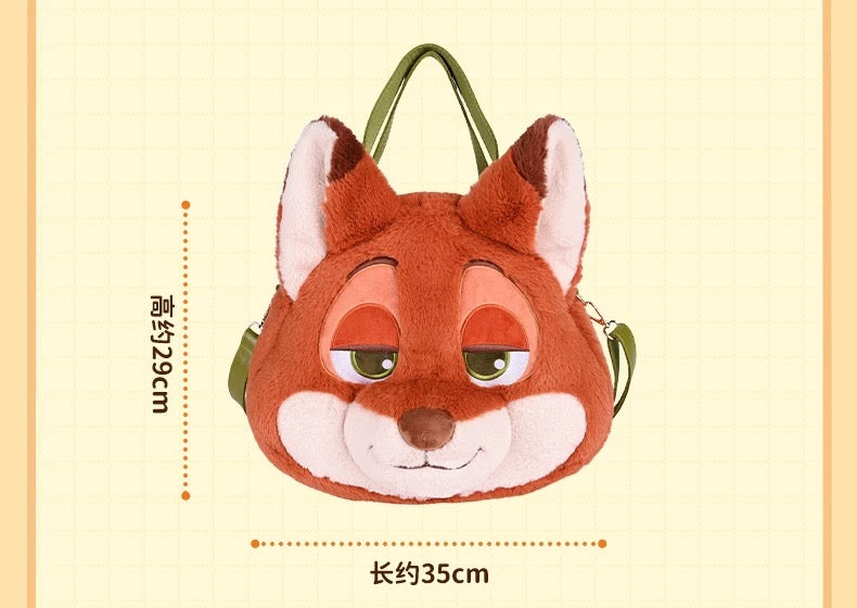 China Exclusive- Big Face Nick Wilde 3 Ways Bag