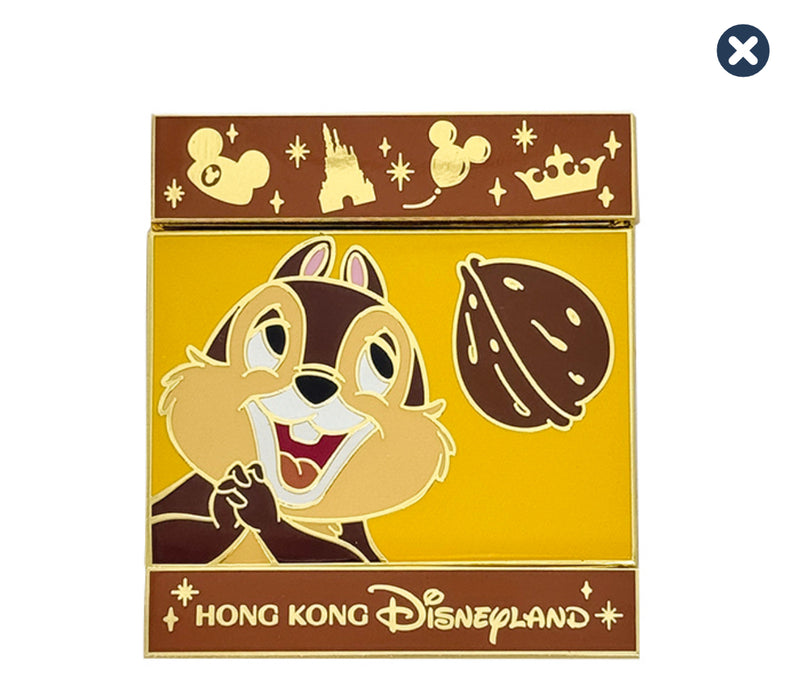 HKDL - Double-sided Series - Chip & Dale Limited Edition 500 Pin Badge