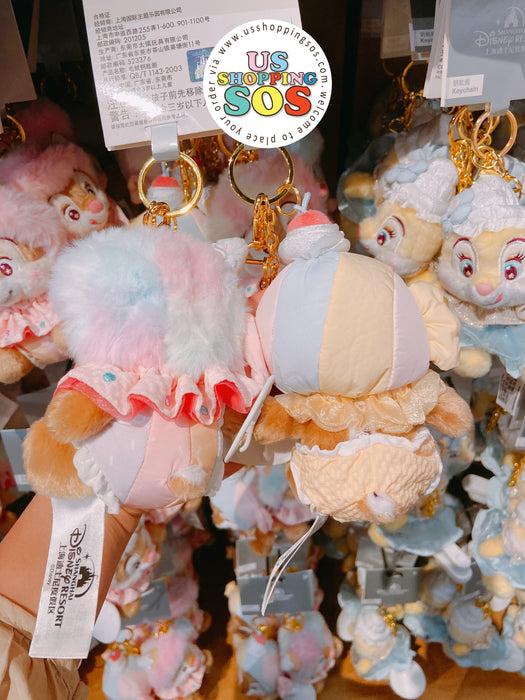 SHDL - Chip & Dale Cotton Candy Dreams Collection x Chip & Dale Plush Keychains Set
