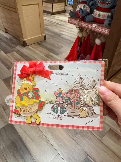 HKDL - 2025 Winnie the Pooh & Friends Christmas x Winnie the Pooh Pin Badge