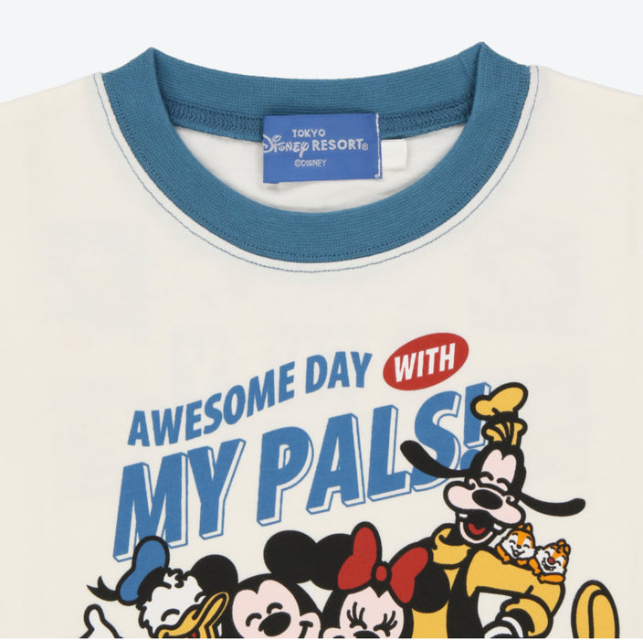 TDR - "Let's go to Tokyo Disney Resort" Collection x Mickey & Friends T Shirt for Kids Color: White (Release Date: April 25)