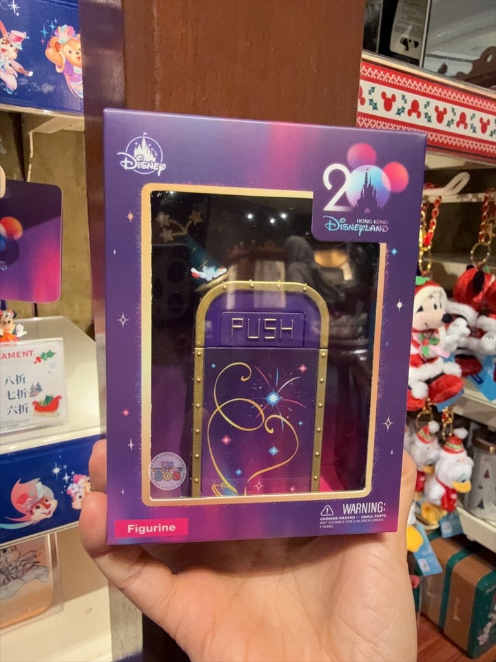 HKDL - Push and Go Pull Back Disneyland Trach Can Figurine