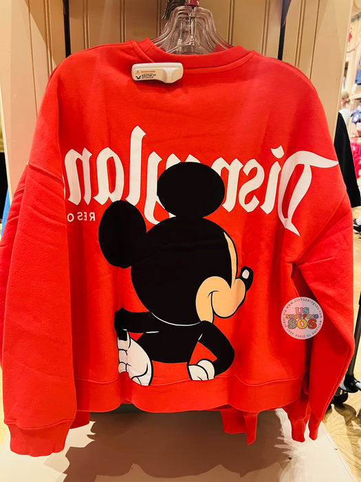 DLR/WDW - Classic Mickey & Friends - Mickey Double-Sided Red Pullover (Adult)