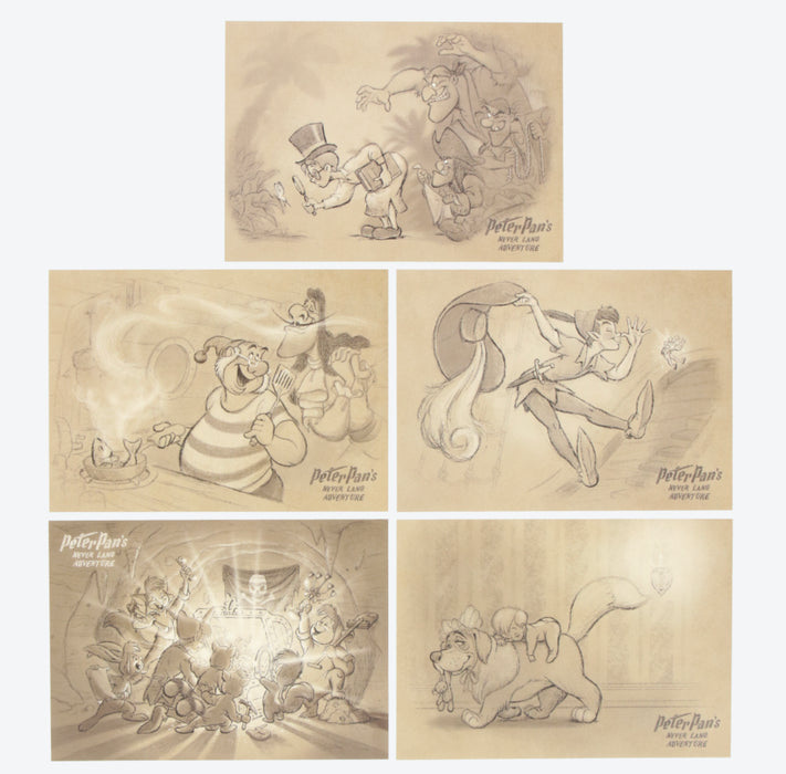 TDR - Fantasy Springs "Peter Pan Never Land Adventure" Collection x Post Cards Booklet
