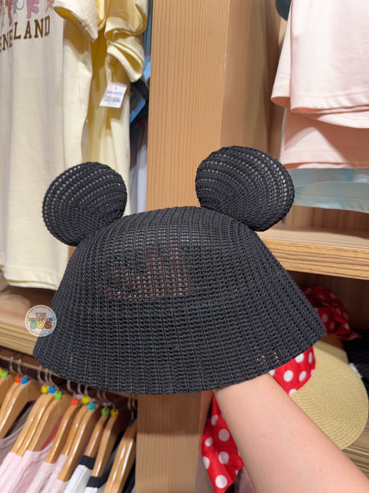HKDL - 2026 Mickey Mouse Mesh Ear Hat Color: Black