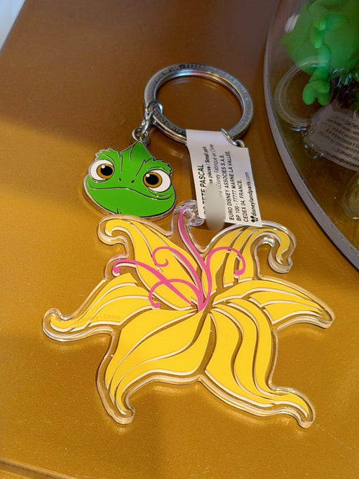 DLP - 2026 Tangled x Pascal & Magic Golden Flower Keychain