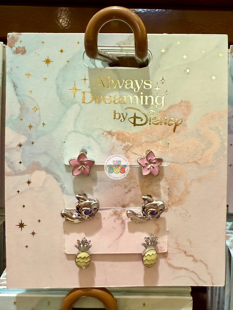 DLR/WDW - Always Dreaming by Disney - Stitch Earrings Set