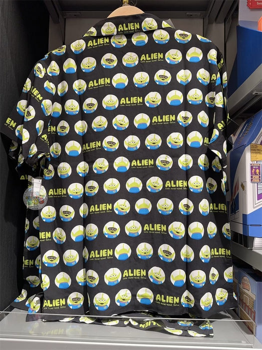 HKDL - Toy Story Alien All-Over-Print Button-Up Shirt for Adults