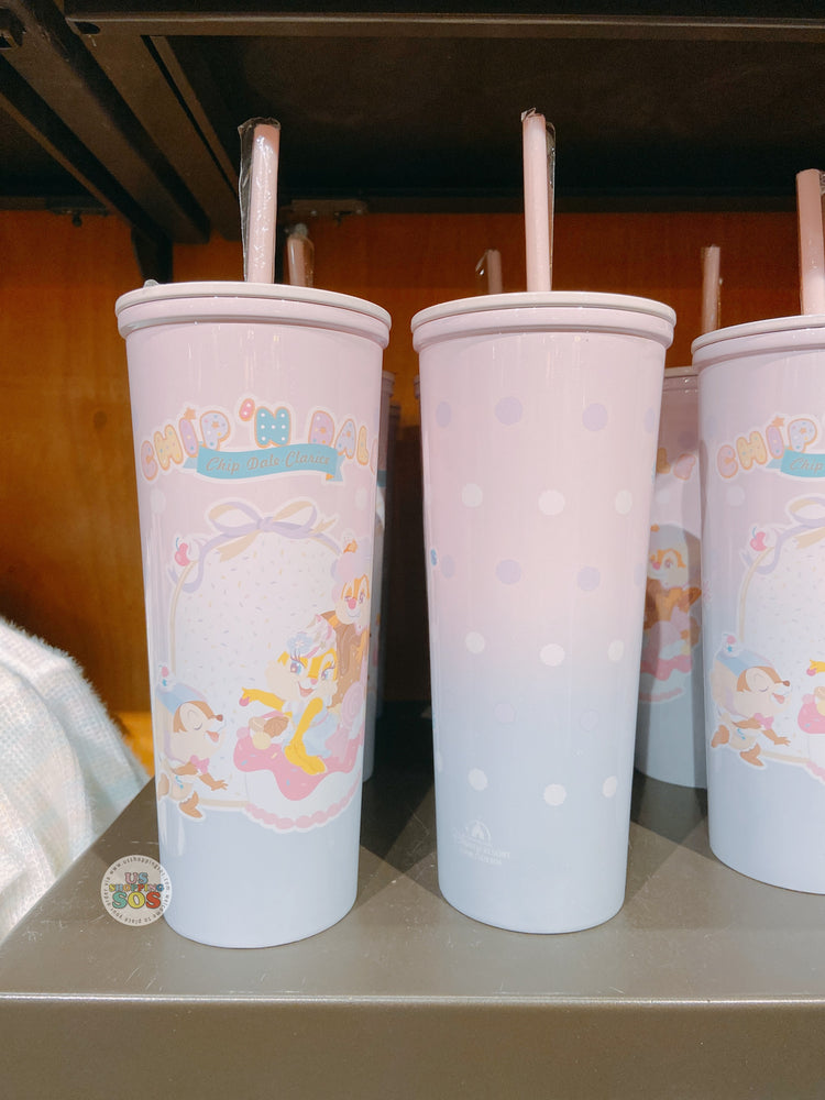 SHDL - Chip & Dale Cotton Candy Dreams Collection x Chip & Dale & Clarice Cold Cup Tumbler