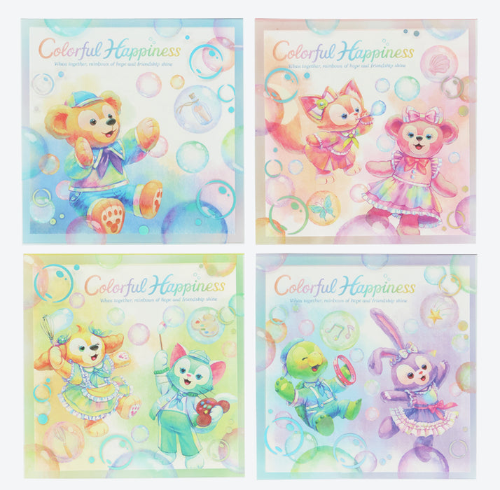TDR - Duffy & Friends 20th Anniversary: Colorful Happiness x Duffy & Friends Memo Notes Set (Release Date: Apr 8, 2025)