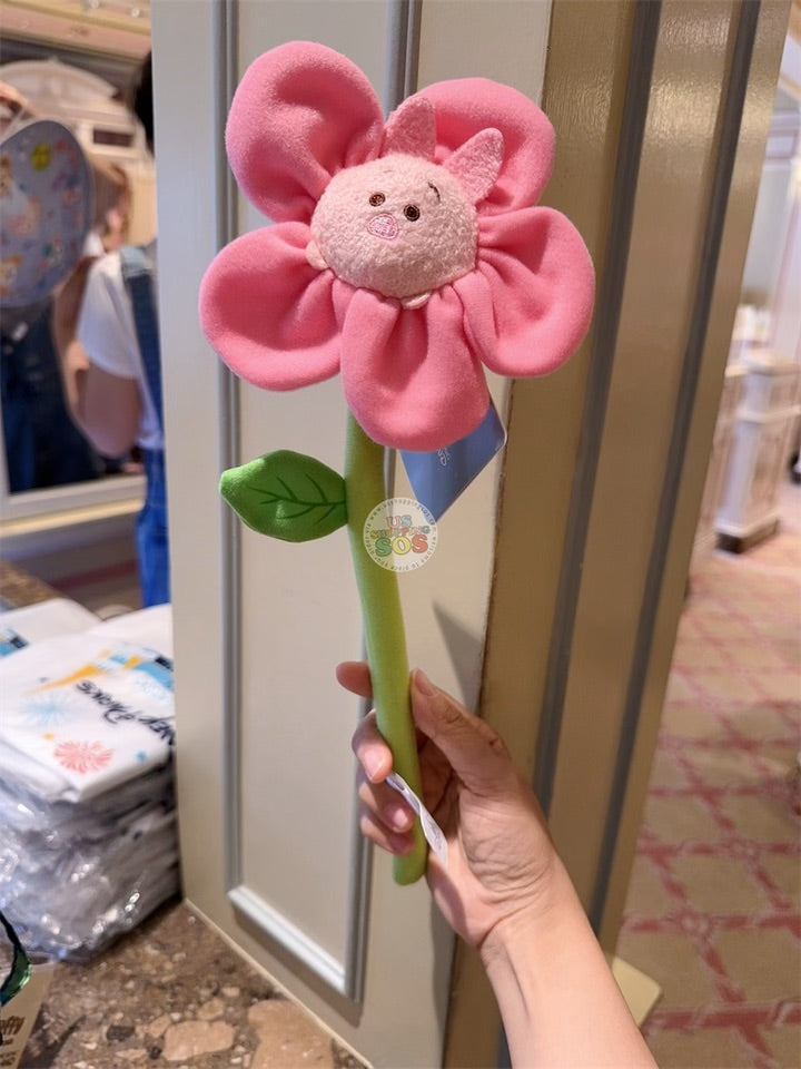 HKDL - Piglet Flower Bendable Plush