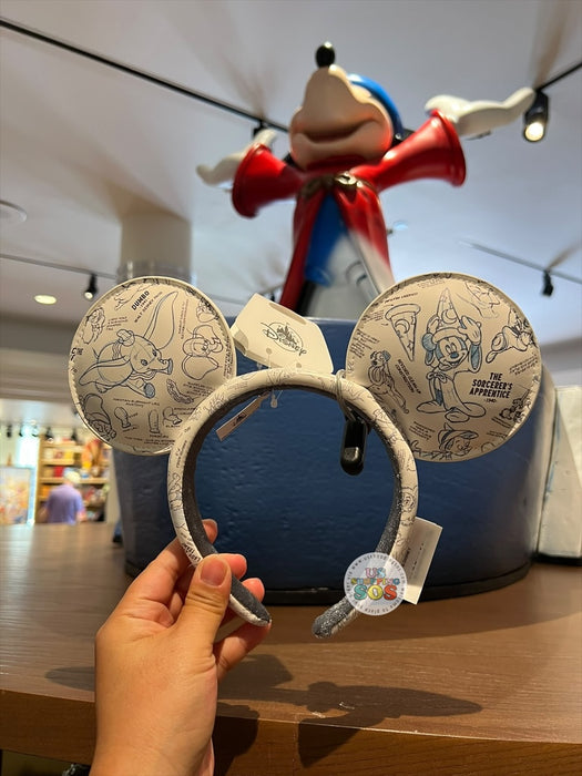 DLR/WDW - The Magic of Disney Animation 2026 - Ink Mickey Ear Headband