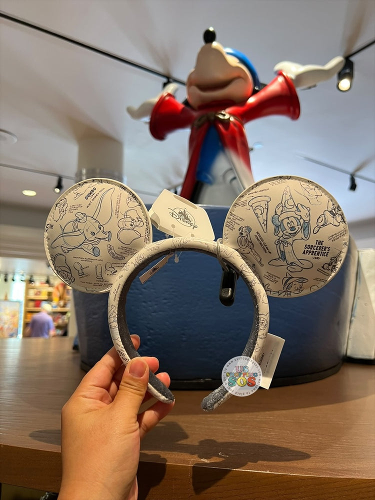DLR/WDW - The Magic of Disney Animation 2026 - Ink Mickey Ear Headband