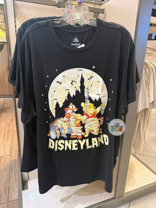DLR/WDW - Halloween 2026 - Winnie the Pooh Park Logo Black Graphic Tee (Adult)