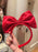 HKDL - Minnie Mouse Big Bow Headband (Color: Red)