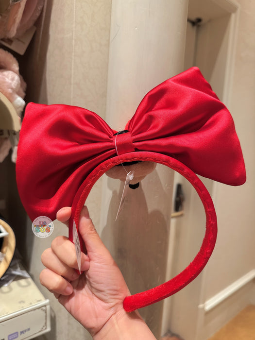 HKDL - Minnie Mouse Big Bow Headband (Color: Red)