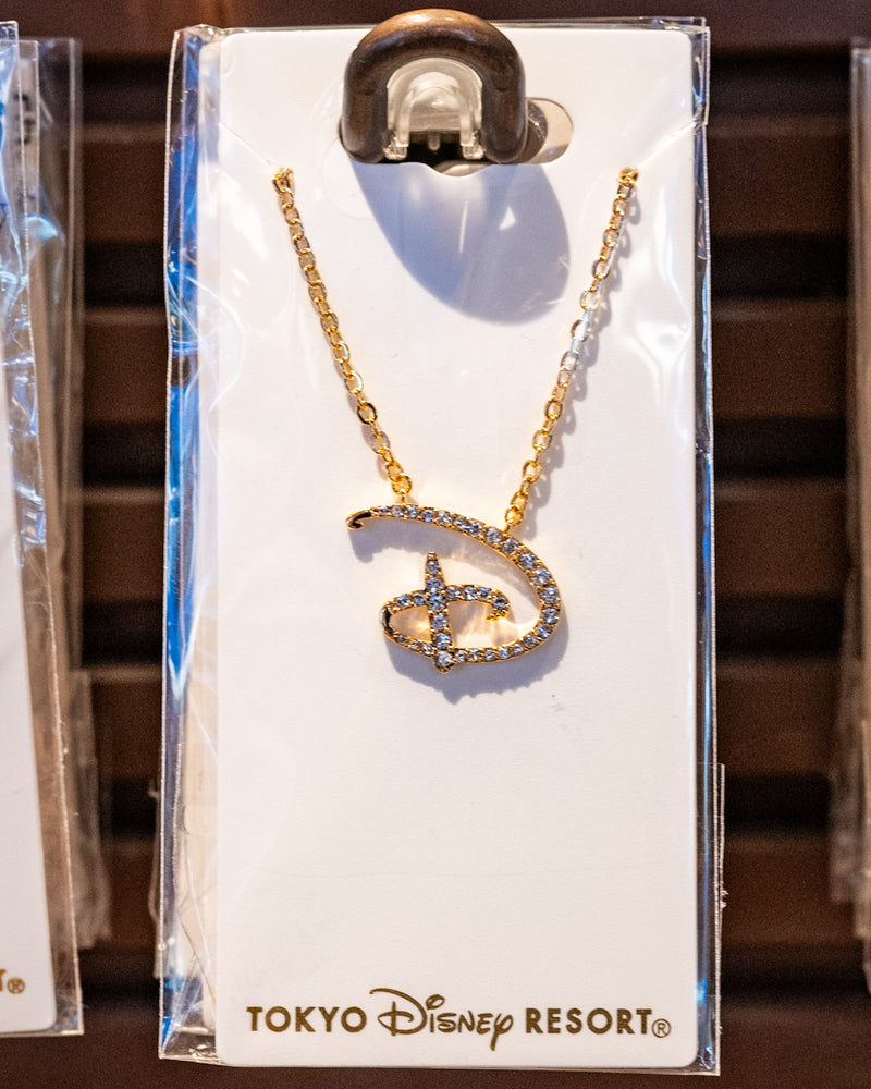 TDR - Tokyo Disney Resort "Disney Logo Necklace" (Gold)