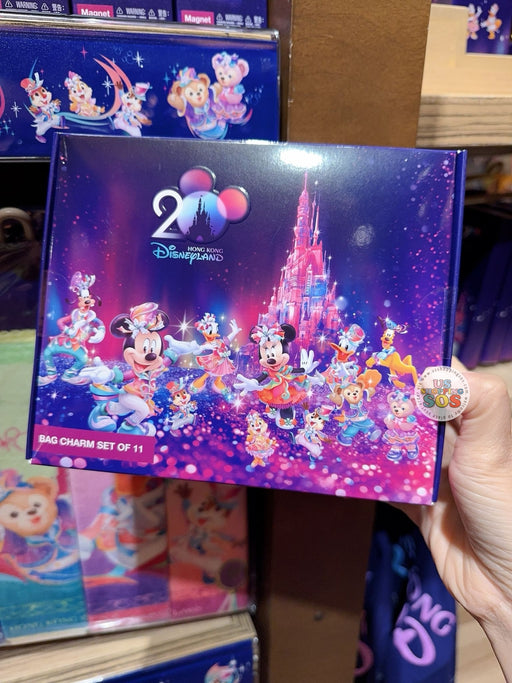 HKDL - 20th Anniversary Grand Celebration - Mickey & Friends Keychains/Bag Charm Set of 11