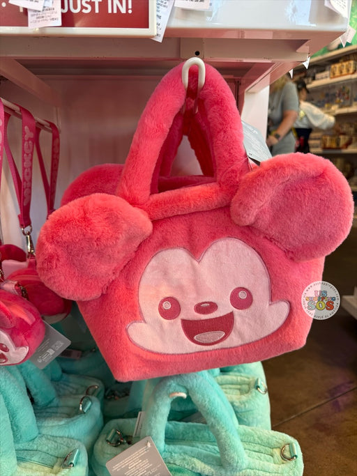 DLR/WDW - Candy Pastel 2026 - Mickey Mouse Plush Crossbody Mini Tote Bag